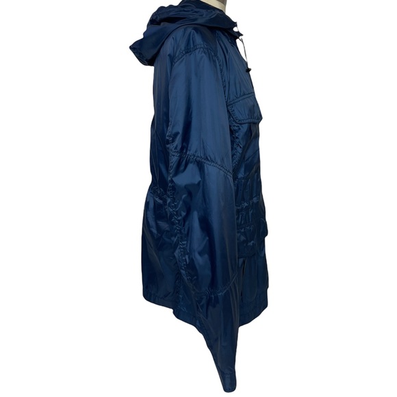 Lightweight Jacket with Hood Windbreaker Rain Repellent Resistant Womens Size L - Picture 5 of 12